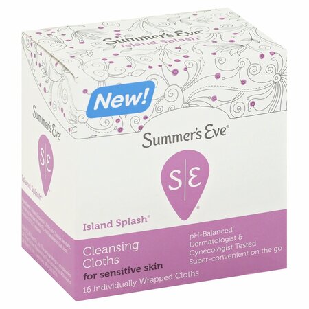 SUMMERS EVE Summers Eve Cleansing Cloth Island Splash 587044